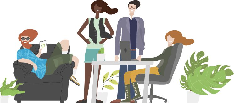 ilustracion-de-clientes-satisfechos-de-envios-con-enviaya